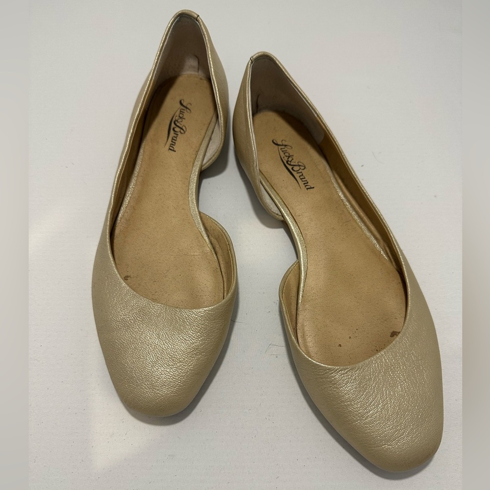 Lucky Brand Ballet Flats - Champagne Color